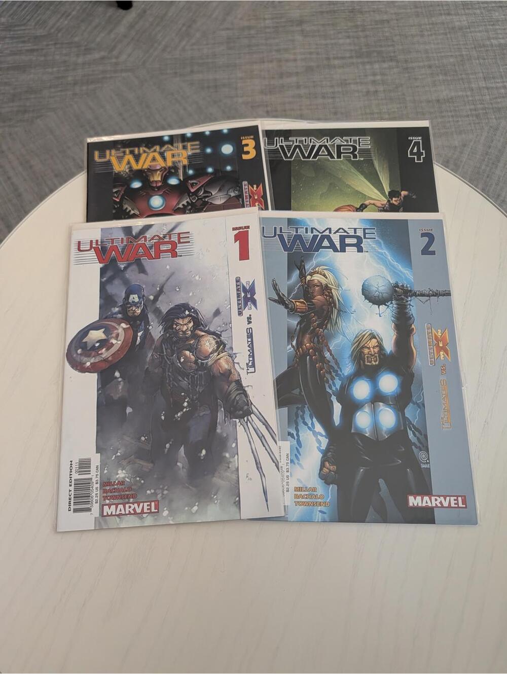 Ultimate War Comic Book Set Issues 1-4